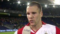 02-04-11 Ron Vlaar na Feyenoord - AZ