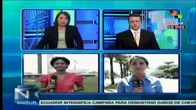 Trabajadores petroleros protestan contra subasta petrolera en Brasil