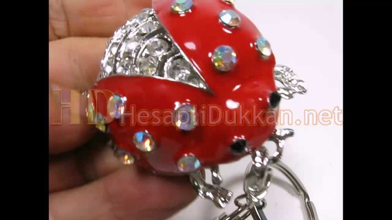 Sevgililer günü hediyelik eşya uğur böceği anahtarlık Hesaplı Dükkan