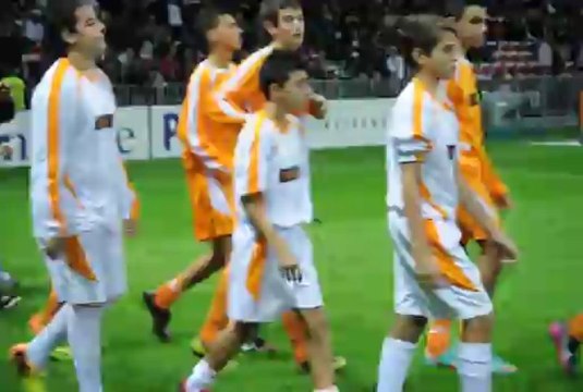 Les U15 à l' allianz riviéra