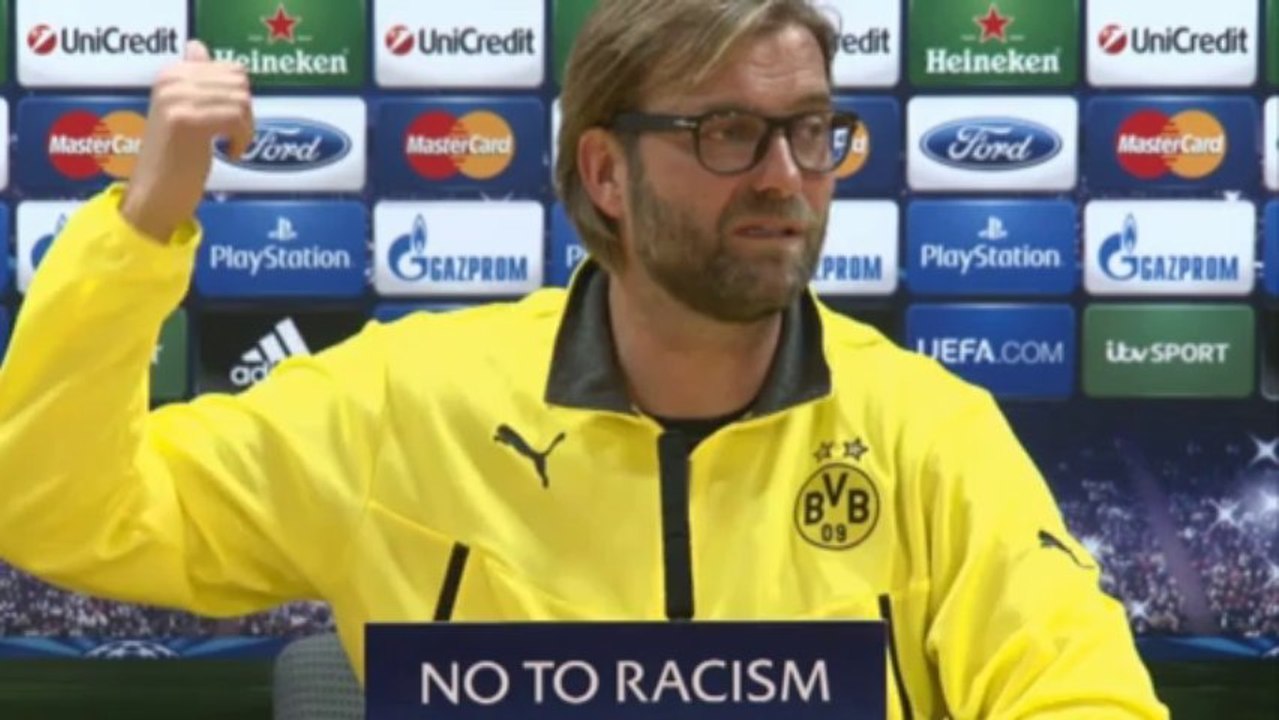 Entertainment pur! Klopp kann's auch auf Englisch