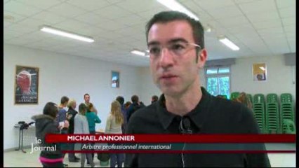 Arbitrage: Michaël Annonier au collège Saint-Joseph (Vendée)