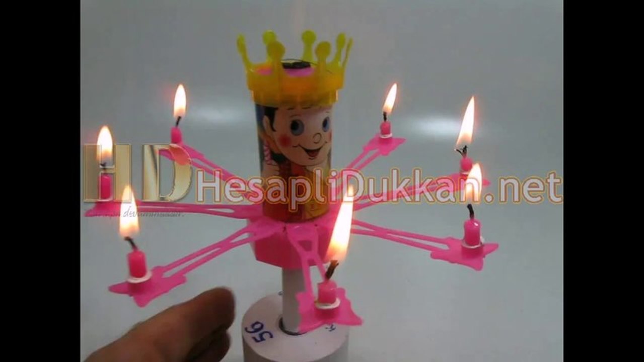 Sihirli ve müzikli mum sihirli pasta mumu yeni model www.hesaplidukkan.net