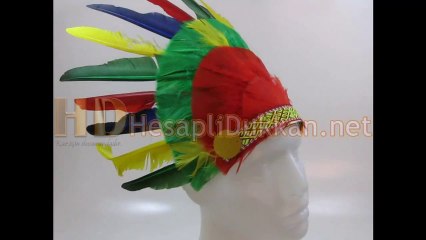 Apache başlığı kızılderili başlığı parti malzemesi Hesaplı Dükkan