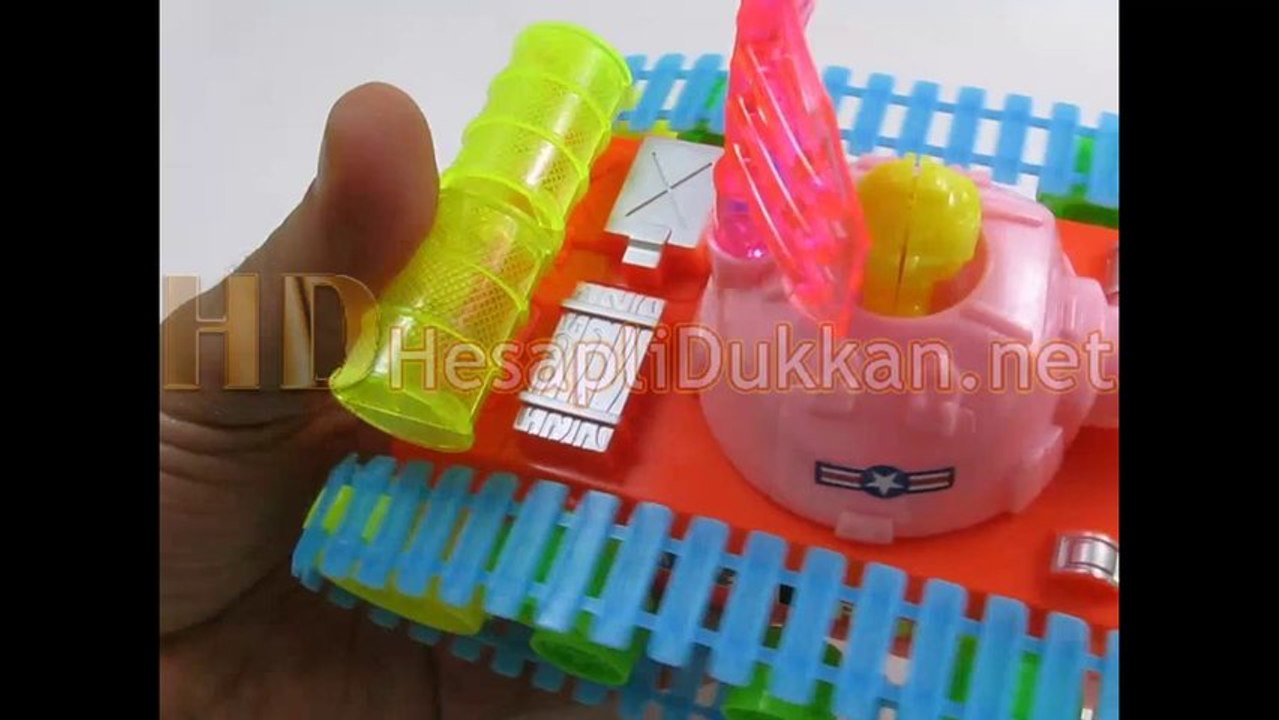 Süper ışıklı renkli hareketli ve müzikli tank Hesaplı Dükkan