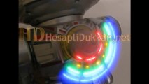 Türkçe konuşan disk fırlatan yürüyen ışıklı robot www.hesaplidukkan.net