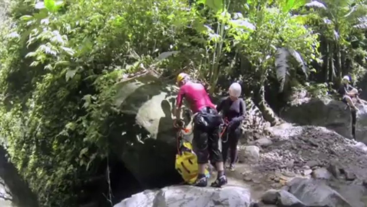 Canyoning - rivière anse céron - martinique - murdeau caraïbes