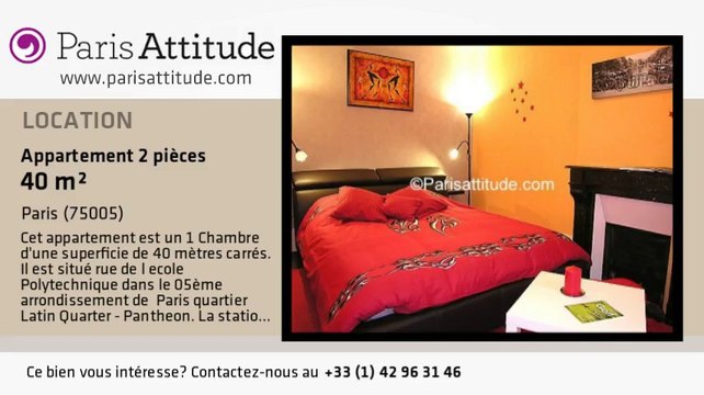 Appartement 1 Chambre à louer - Panthéon/Sorbonne, Paris - Ref. 4719