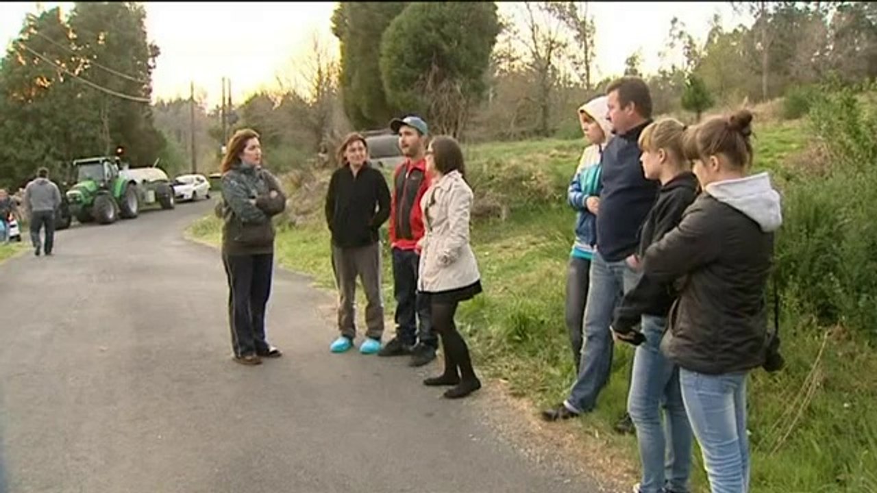 El fuego quema el parque natural de las Fragas do Eume