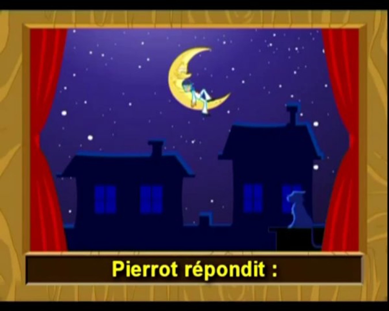 Au Clair De La Lune Pierrot Repondit Video Dailymotion