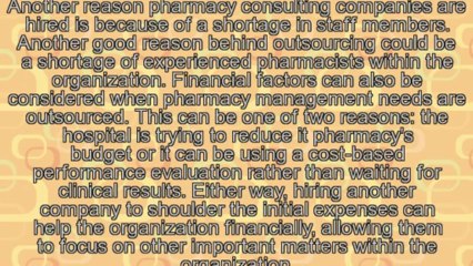Why Hiring Pharmacy Management Firms Is Important