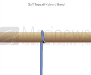How to tie Gaff Topsail Halyard Bend Knot