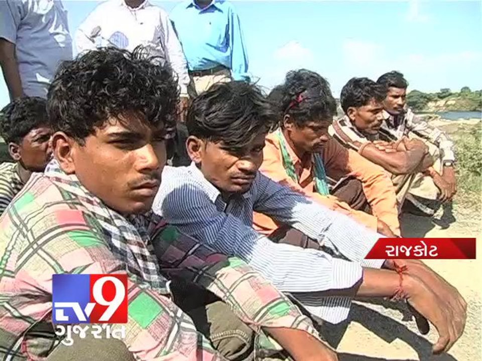 Rajkot - 10 arrested for illegal minning, 6 trucks seized  - Tv9 Gujarat