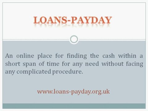 Grab Instant Cash Through Loans Payday For Any Need!