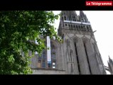 Quimper. Occupation de la cathédrale : interview de la mère descendue ce matin