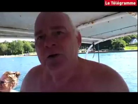 Brest. Traversée de la rade à la nage : pari réussi pour le sportif handisport !