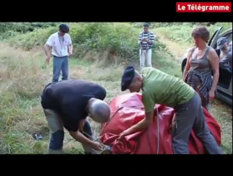 Ballons à gaz. Parties de Nancy, deux équipes atterrissent dans le Morbihan !