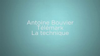 Antoine Bouvier explique la technique du télémark