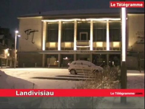 Le nord-Finistère sous la neige