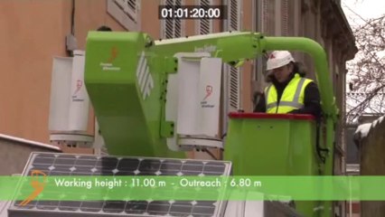 FRANCE ELEVATEUR 111F CHERRY PICKER VAN MOUNTED WITH ECOLOGICAL EQUIPMENTS