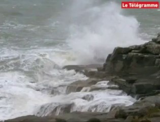 Tempête. Ca souffle à Ploemeur (56)