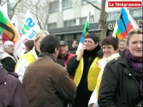 Lorient (56). 200 manifestants pour soutenir les ex-Dandy
