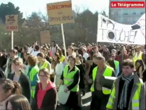 Saint-Brieuc (22). Entre 10.000 et 25.000 manifestants