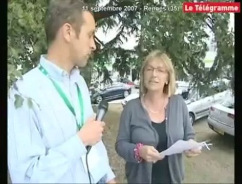 11 septembre 2007. Nicolas Sarkozy au Space à Rennes