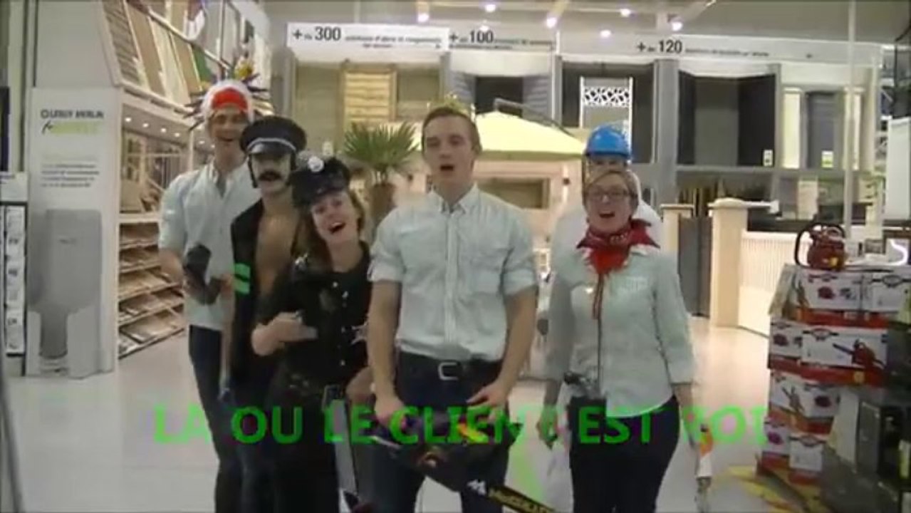 LipDub style Village People au Leroy Merlin d'Agen