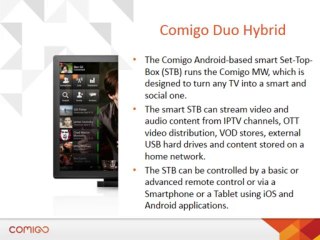 Comigo Duo Hybrid Product Specs