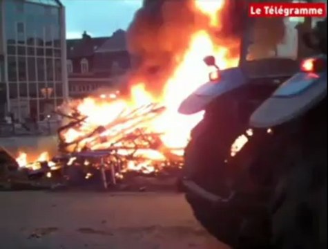 Saint-Brieuc. La manif des agriculteurs tourne au vinaigre
