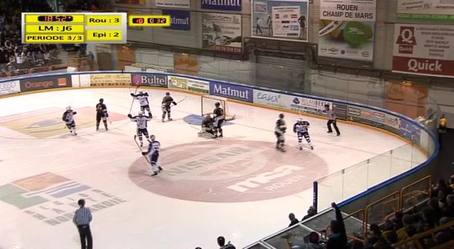 Ligue Magnus saison 2013-2014 : Rouen vs Epinal : journée : 6