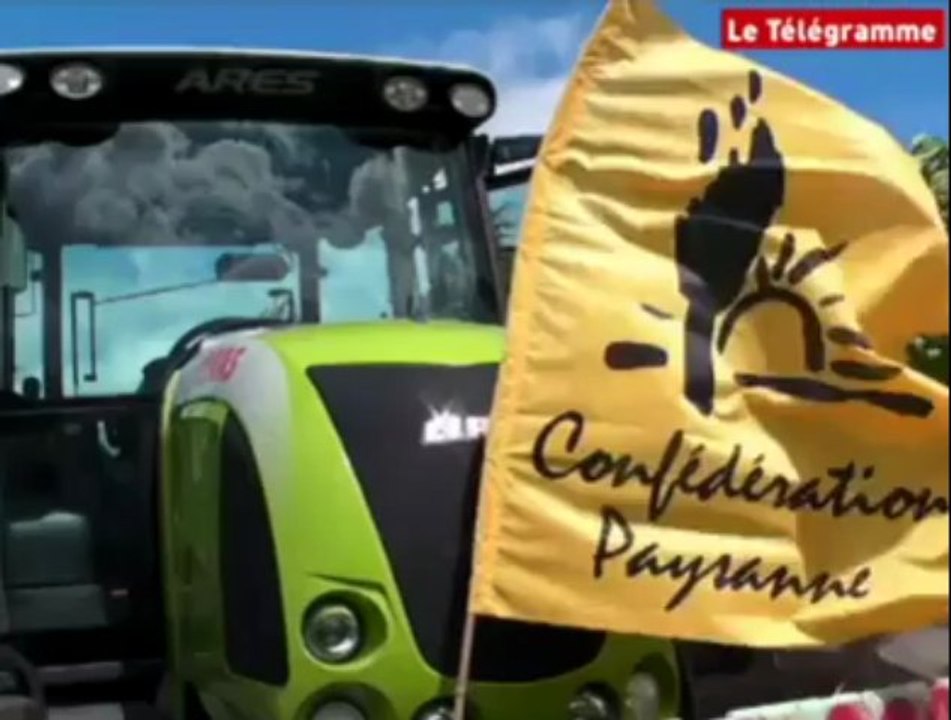 Carhaix. La caravane du lait se dirige vers Strasbourg