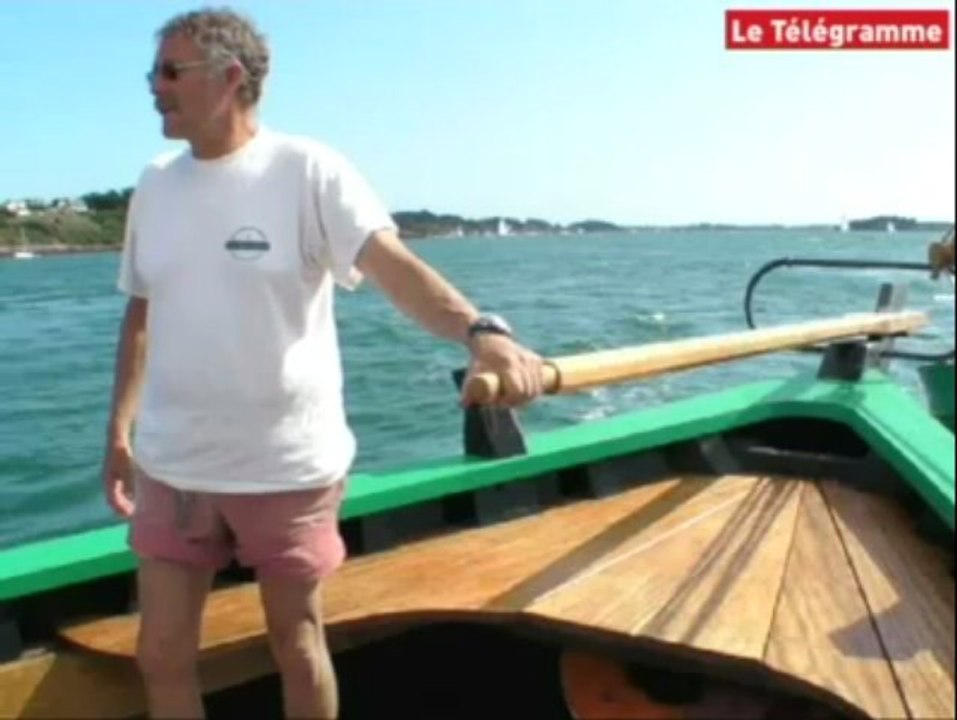 Golfe du Morbihan. Embarquement à bord d'un sinago