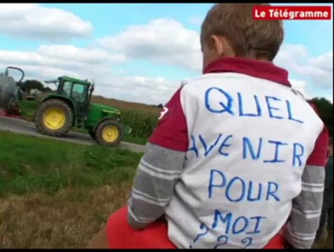 Crise du lait. Epandage massif à Sainte-Tréphine