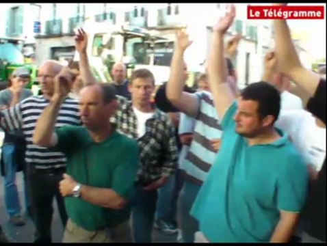 Quimper. Les producteurs de lait au centre-ville