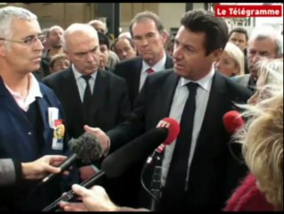 Ploufragan. Estrosi à Chaffoteaux