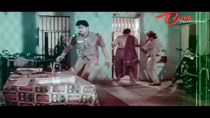 Ironleg Sastry Comedy Scene With Police & Brahmanandam