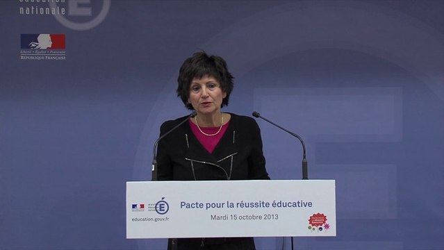 [ARCHIVE] Pacte pour la réussite éducative : Intervention de Dominique Bertinotti, ministre déléguée auprès de la ministre des affaires sociales et de la santé, chargée de la famille