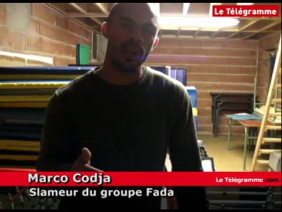 Slam. Des collégiens de Carnac sur un rythme "Fada"