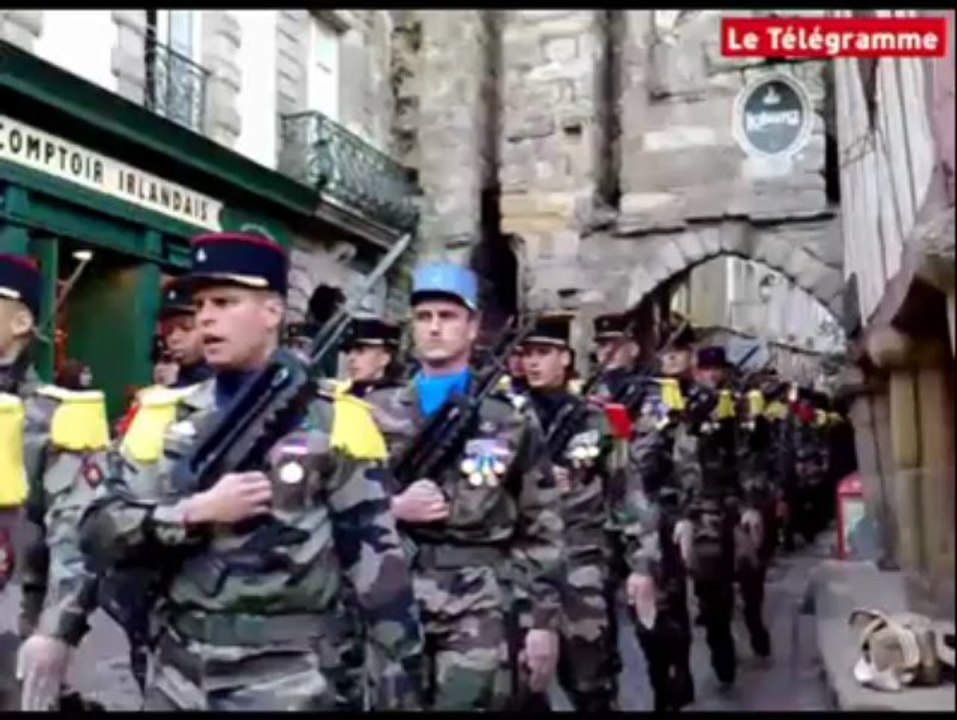 Afghanistan. Le défilé de la Task Force à Vannes