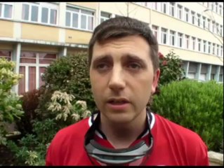 Saint-Brieuc. Le torball foot aveugle avec les mains