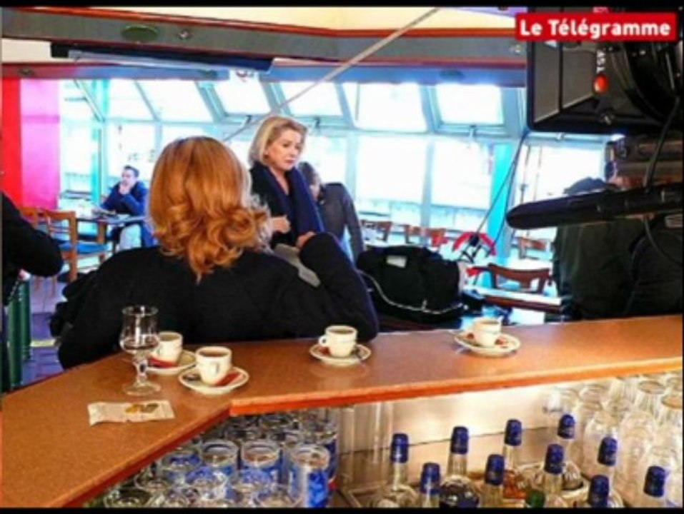 Quimper (29). Catherine Deneuve enthousiasme Marina Foïs