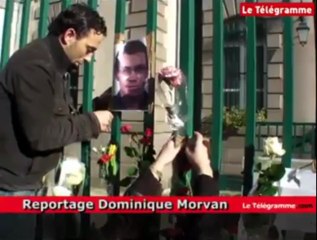 Saint-Brieuc. Hommage silencieux à Carlos