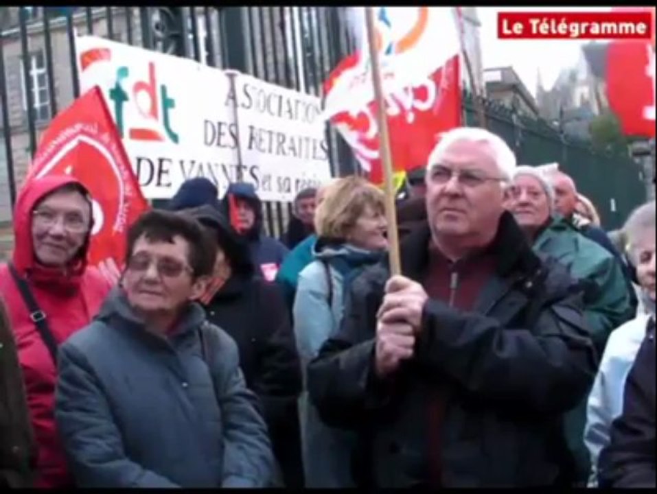 Vannes. Les retraités défendent leur pouvoir d'achat