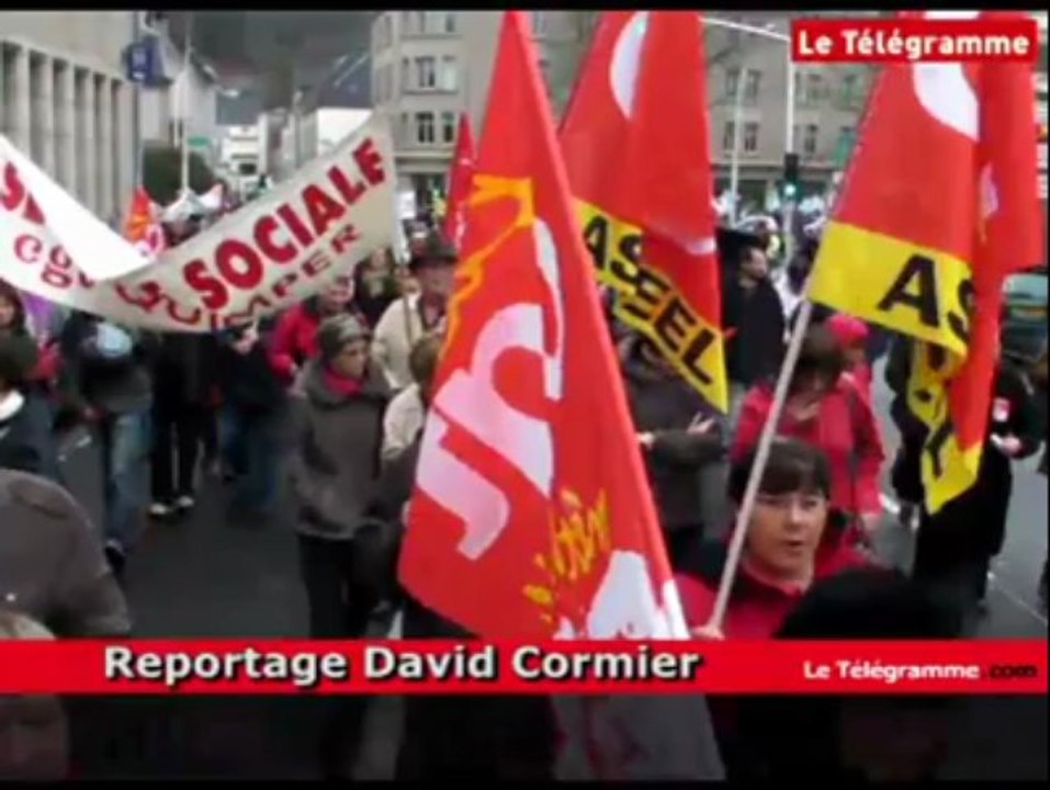 Quimper (29). 3.500 manifestants dans les rues