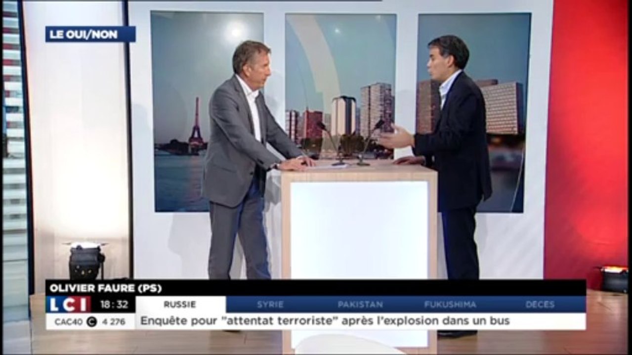 21/10/2013 Olivier Faure invité du OUI/NON de LCI