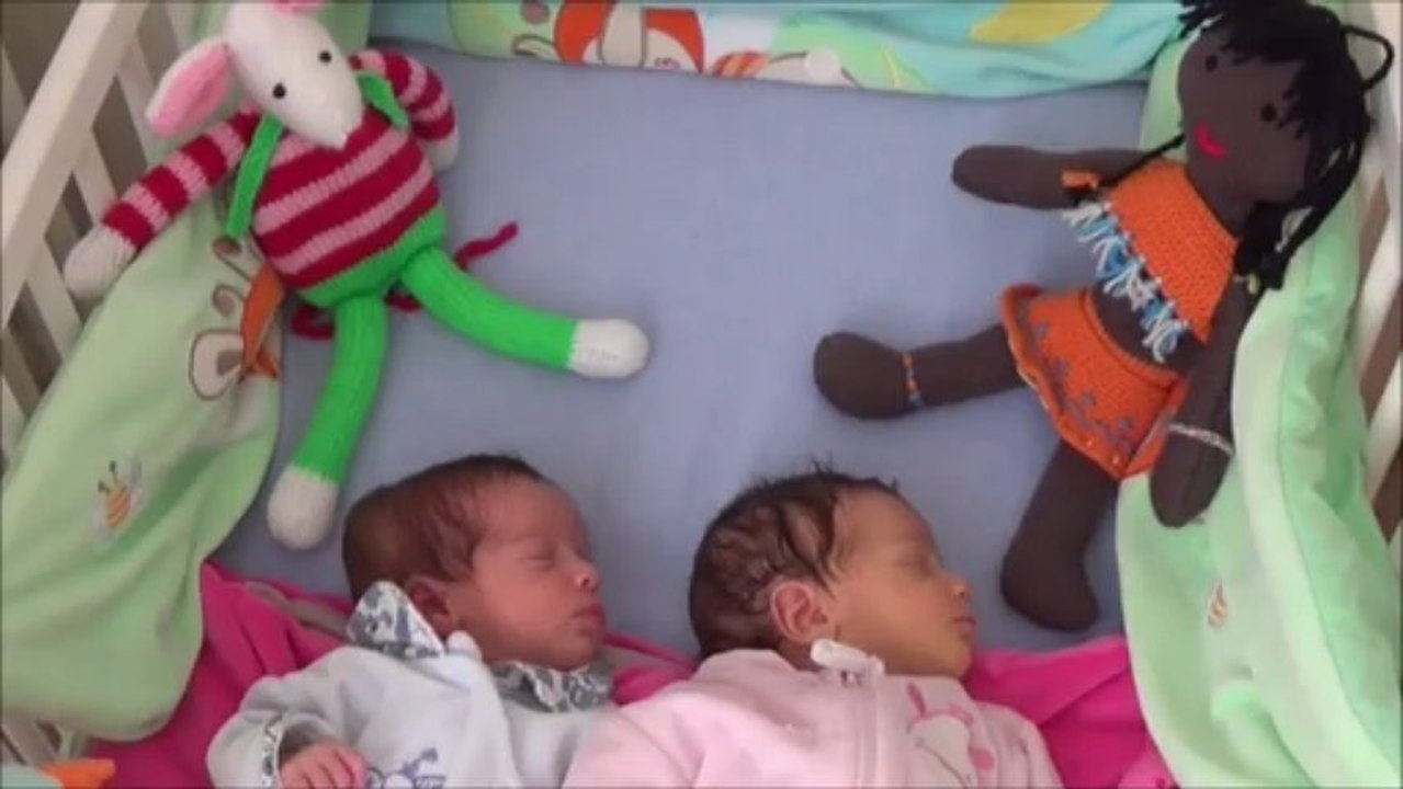 Faire Part de Naissance - Jade & Maëlys - 2e version