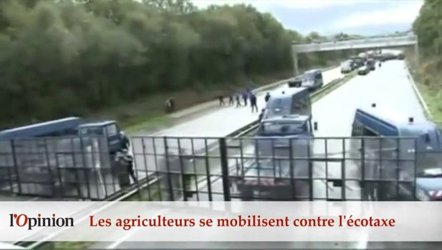 60 : Les agriculteurs se mobilisent contre l'écotaxe
