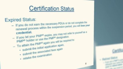 Understanding PMP Certification Status